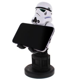 Cable Guy Soporte Figura Stormtrooper Star Wars 21cm para Mandos y Teléfonos PlayStation 5, Xbox Series S/X, iPhone