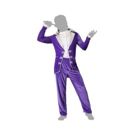 Disfraz Estrella Rock Morado Adulto XL