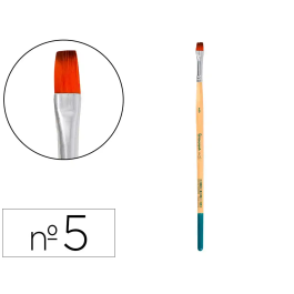 Liderpapel Pincel nº 5 Punta Plana para Pintura Acrílica y Acuarela - Pelo Sintético Certificado FSC Precio: 17.7749. SKU: B1635Q2C9J