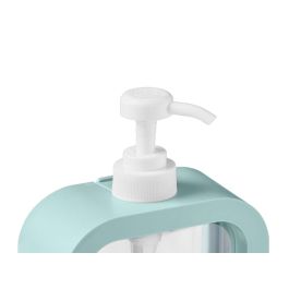 Berilo Dosificador de Plástico Surtido 300 ml en 3 Colores: Azul, Beige, Verde - PET/PP (12 Unidades)