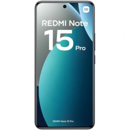 Xiaomi Redmi Note 15 Pro Smartphone 6.83" 12GB RAM 512GB ROM Negro - Cámara 200MP, Batería 6500 mAh, Carga 45W, Resistencia IP65, HyperOS 2