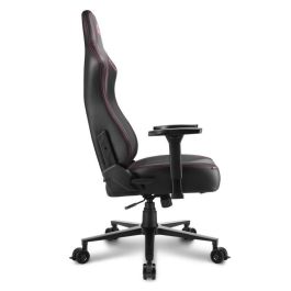 SHARKOON SGS30 Silla Gaming Universal Negro, Rosa con Asiento Acolchado, Cojines Viscoelásticos y Respaldo Ajustable