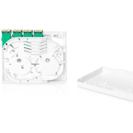 Digitus Carcasa FTTX/FTTH Vacía para 4x SC SX, Montaje en Pared, IP45, Blanco, 80x30x100mm, 400g