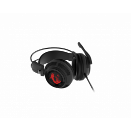 MSI DS502 Auriculares Diadema Negro, Rojo