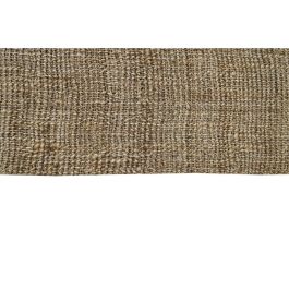 DKD Home Decor Alfombra Boho Marrón de Yute y Poliéster 200x140 cm Hecha a Mano Antideslizante