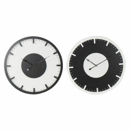 Reloj Pared Vintage DKD Home Decor Negro Blanco 3.5 x 50 x 50 cm (2 Unidades) Precio: 36.49999969. SKU: S3026745