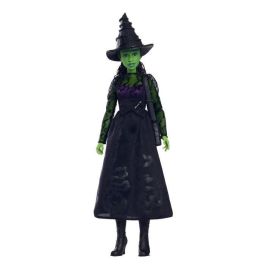Mattel Hxt62 Muñeca de Moda Elphaba Thropp inspirada en Wicked con vestido, mangas de encaje, botas y sombrero Mattel Hxt62 Muñeca de Moda Elphaba Thropp inspirada en Wicked con vestido, mangas de encaje, botas y sombrero