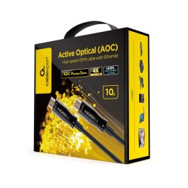 Cable HDMI GEMBIRD CCBP-HDMI-AOC-10M-02 10 m Negro Cable HDMI GEMBIRD CCBP-HDMI-AOC-10M-02 10 m Negro