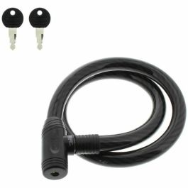 Burg Wachter 570 120 Candado para Bicicleta de Llave, Acero 25mm con Funda PVC