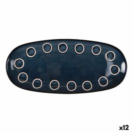 Fuente de Cocina La Mediterránea Almudena Azul Ovalado 33 x 14,8 x 2,7 cm (12 Unidades) Precio: 66.59000018. SKU: B1BXVQY2YB