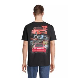 Radikal Revolution RKNFA103L Camiseta Negra Talla L con Diseño Gráfico Renault 5 Turbo "Nice Fat Ass" Homenaje al Icono del Rally
