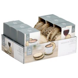 Home Deco Factory Juego De 4 Posavasos Colección Natural