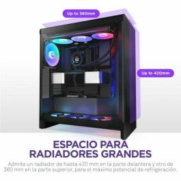 NZXT CM-H72FB-R1 H7 Flow RGB Caja de Torre Media con Ventiladores RGB Incluidos - Negra