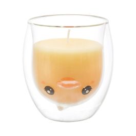 The Concept Factory Vela Perfumada Kawaii en Vaso de Vidrio Borosilicatado - Gato, Pollito, Panda (25h)