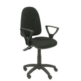 Silla Piqueras Y Crespo Algarra Brazos Fijos Mecanismo Contacto Permanente Regulable En Altura Ruedas De Nylon Asiento Y Respaldo Tapizado Bali Negro Precio: 170.50000011. SKU: S5703466