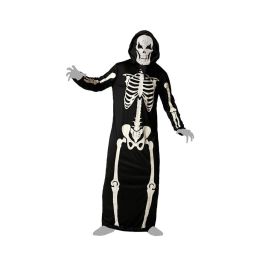 Disfraz Mono Esqueleto Fosforescente Con Capucha Hombre Adulto XL Halloween
