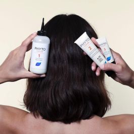 Phyto #8.3 Tinte de Pelo Permanente Rubio Claro Dorado con Pigmentos Vegetales Sin Amoniaco Cobertura 100% Canas Monoï Jojoba 4 u