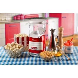 Ariete 2956 Máquina de Palomitas Party Time Popper Roja, Diseño Retro Años 50, Aperitivo Natural sin Grasas