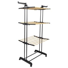 Je cherche une Idee Tendedero 3 Pisos Efecto Madera Ma Petite Buand Metal