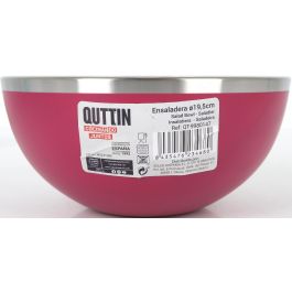 Quttin Ensaladera de Cocina para Servir, Diámetro 19 cm, Altura 9 cm, Disponible en 4 Colores Surtidos (16 Unidades) Quttin Ensaladera de Cocina para Servir, Diámetro 19 cm, Altura 9 cm, Disponible en 4 Colores Surtidos (16 Unidades)
