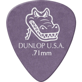 Dunlop Gator Grip Púas Guitarra Plectros 0,71Mm Pack 12 Unidades