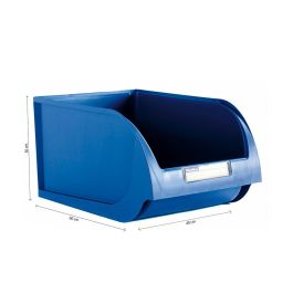 Plastiken Gaveta apilable Titanium 40x60x30cm 70l color azul Precio: 18.49999976. SKU: S7901591