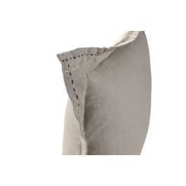 DKD Home Decor Cojín Tradicional India Lino 40 x 60 cm Natural (2 Unidades)