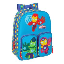 Safta Mochila Infantil Iron Man con Bolsillos, Adaptable a Carro, 340x260x110 mm Precio: 27.50000033. SKU: B1FYLRN6JN