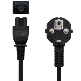 NANOCABLE Cable alim. trebol, CEE7 acodado/M-C5/H, 2 m Precio: 3.69000027. SKU: B1ECDHAJEV