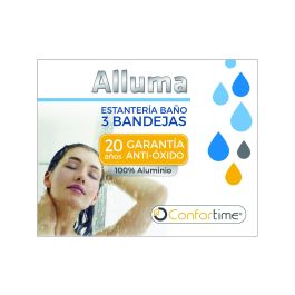 Confortime Estantería de Baño 3 Bandejas 23x23x67.5 cm (4 Unidades)