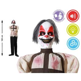 Esqueleto Colgante con Túnica Roja y Pelo Negro 160 cm con Luz y Sonido para Halloween Precio: 28.49999999. SKU: B1FNTK4YAB