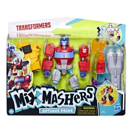 Hasbro Transformers Optimus Prime Mix Mashers Figura de Acción Personalizable con Piezas Intercambiables
