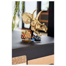 Lego Jurassic World 76969 Fósiles de dinosaurios: Cráneo de triceratops - Juego para niños de 9 años