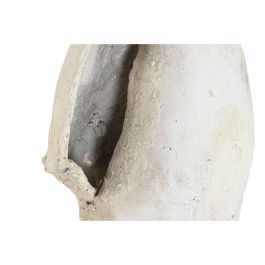 DKD Home Decor Indo 1c25 Decoración para el Hogar de Madera y Resina Beige con Soporte - 25 cm Largo x 30 cm Ancho x 132 cm Alto