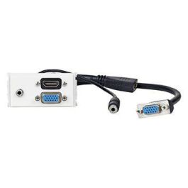 Vivolink Outlet Panel VGA + 3.5mm + HDMI, White Precio: 19.49999942. SKU: B12MVBL4XB