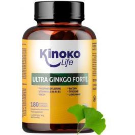 KINOKO LIFE Ultra Ginkgo Forte con Bacopa, Fosfatidilserina y Melena de León para Memoria y Concentración, 180 Cápsulas Precio: 24.6900005. SKU: B14ADXXSCY