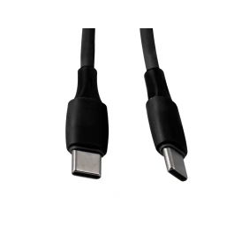 Q-connect Cable USB-C a USB-C PVC 1m Negro