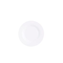 Arcoroc Set 6 Platos de Pan 16 cm Vidrio Opal Intensity White Blanco Extra Resistente Templado Fabricado en Francia Apto Lavavajillas y Microondas