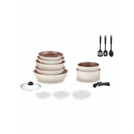 Arthur Martin AM1453 Juego de Utensilios de Cocina de 18 Piezas en Color Crema