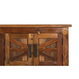 Giner Y Colomer Mueble TV 2 Puertas 1 Cajón Nogal Madera Reciclada