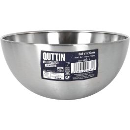 Quttin Bol Aperitivo Acero Inoxidable Mate 17.4x17.4x9.4 cm