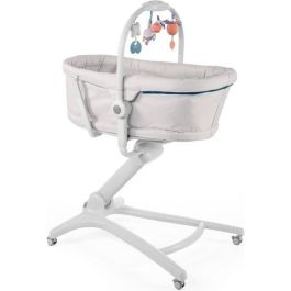 Chicco Baby Hug 4 en 1: Cuna de Nacimiento, Transat, Silla Alta y Primera Silla Bebé - Ajuste de Altura, con Ruedas y Barra de Juegos Color Glacial Precio: 269.59000013. SKU: B16NL6GACF