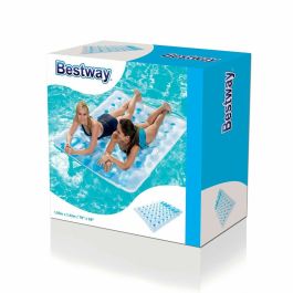 Bestway Colchoneta Doble Hinchable Vasos 193x142 cm Playa y Piscina 43055