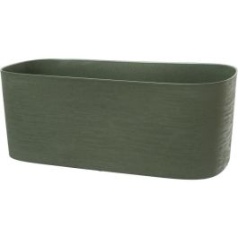 Jardinera + reserva de agua - GARDEN ID Respect - Verdigris 50 x 17 cm - 100% residuos domésticos - 100% reciclable Jardinera + reserva de agua - GARDEN ID Respect - Verdigris 50 x 17 cm - 100% residuos domésticos - 100% reciclable