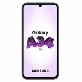 Smartphone Samsung A34 5G 6,6" 6 GB RAM 128 GB Negro Gris Acero Smartphone Samsung A34 5G 6,6" 6 GB RAM 128 GB Negro Gris Acero