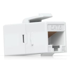 Ubiquiti Acoplador Keystone Cat6 Pass-through para Conectar Cables Ethernet Pre-Terminados, Pack de 12