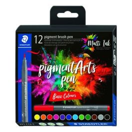 Rotulador Fibra Staedtler Pigment Arts Pen Punta Pincel Colores Basicos Estuche De 12 Precio: 31.58999998. SKU: B1JYK97V6L