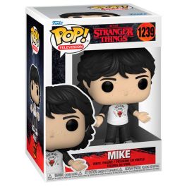 FUNKO Figura POP! Stranger Things Mike de Vinilo de 9cm en Caja con Ventana
