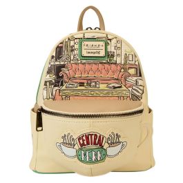 Loungefly Mochila Friends Central Perk 26cm Piel Vegana. Con tirantes ajustables, herrajes dorados y detalles en relieve. Precio: 66.59000018. SKU: B1HYM62W7D