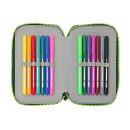 Plumier Doble Real Betis Balompié Verde 12.5 x 19.5 x 4 cm 28 piezas